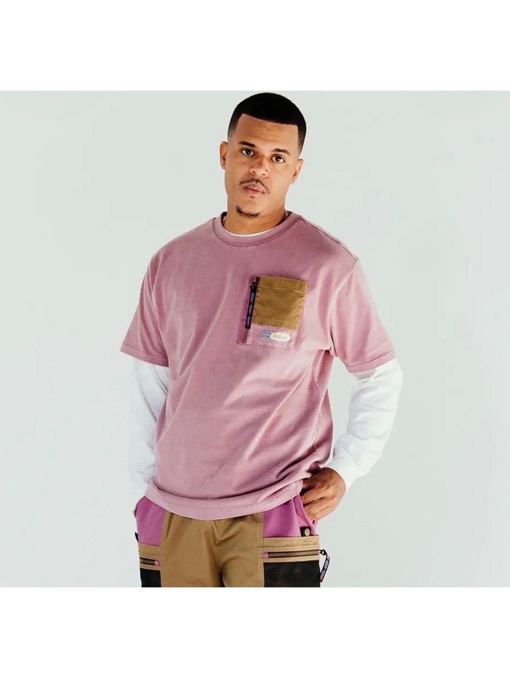 New Balance x Bodega Renaissance Pocket T-Shirt Prism Purple XL MT21583 Rare
